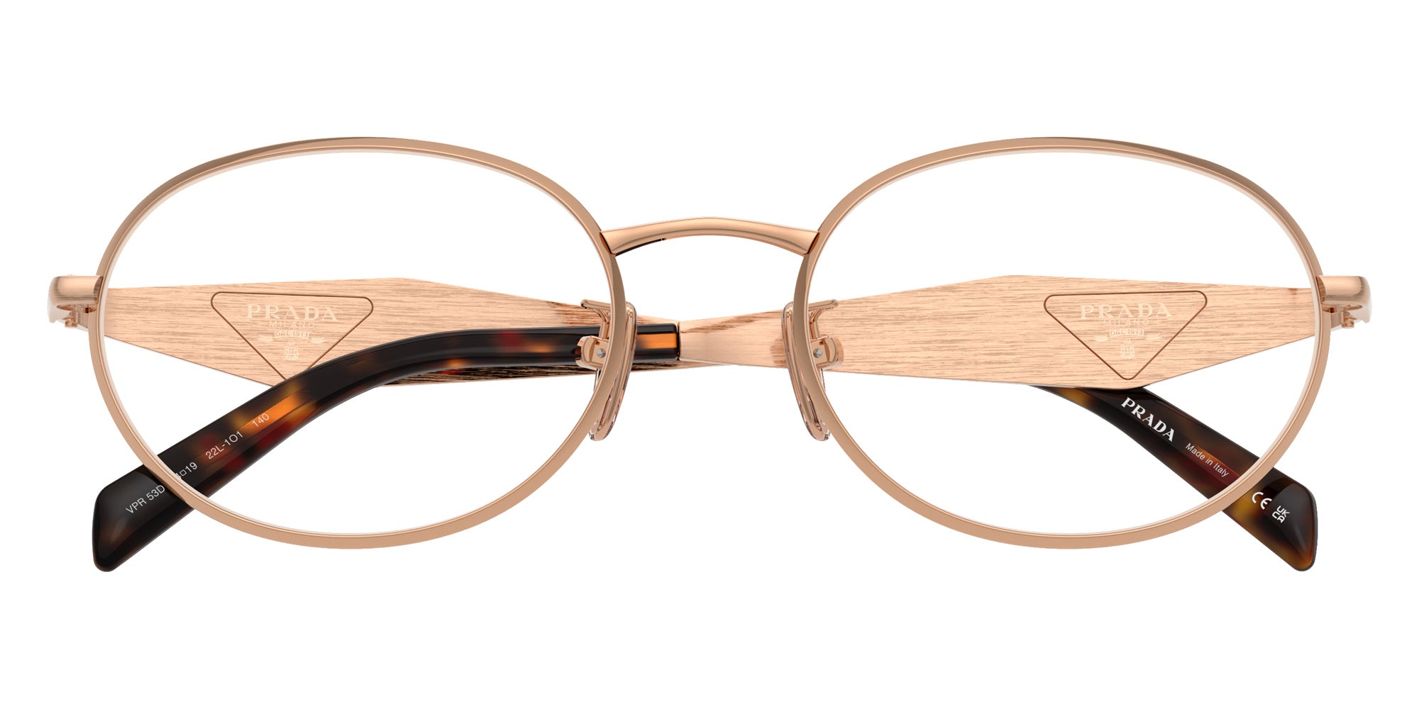 Prada PR D53VD Oval Eyeglasses | EyeOns.com