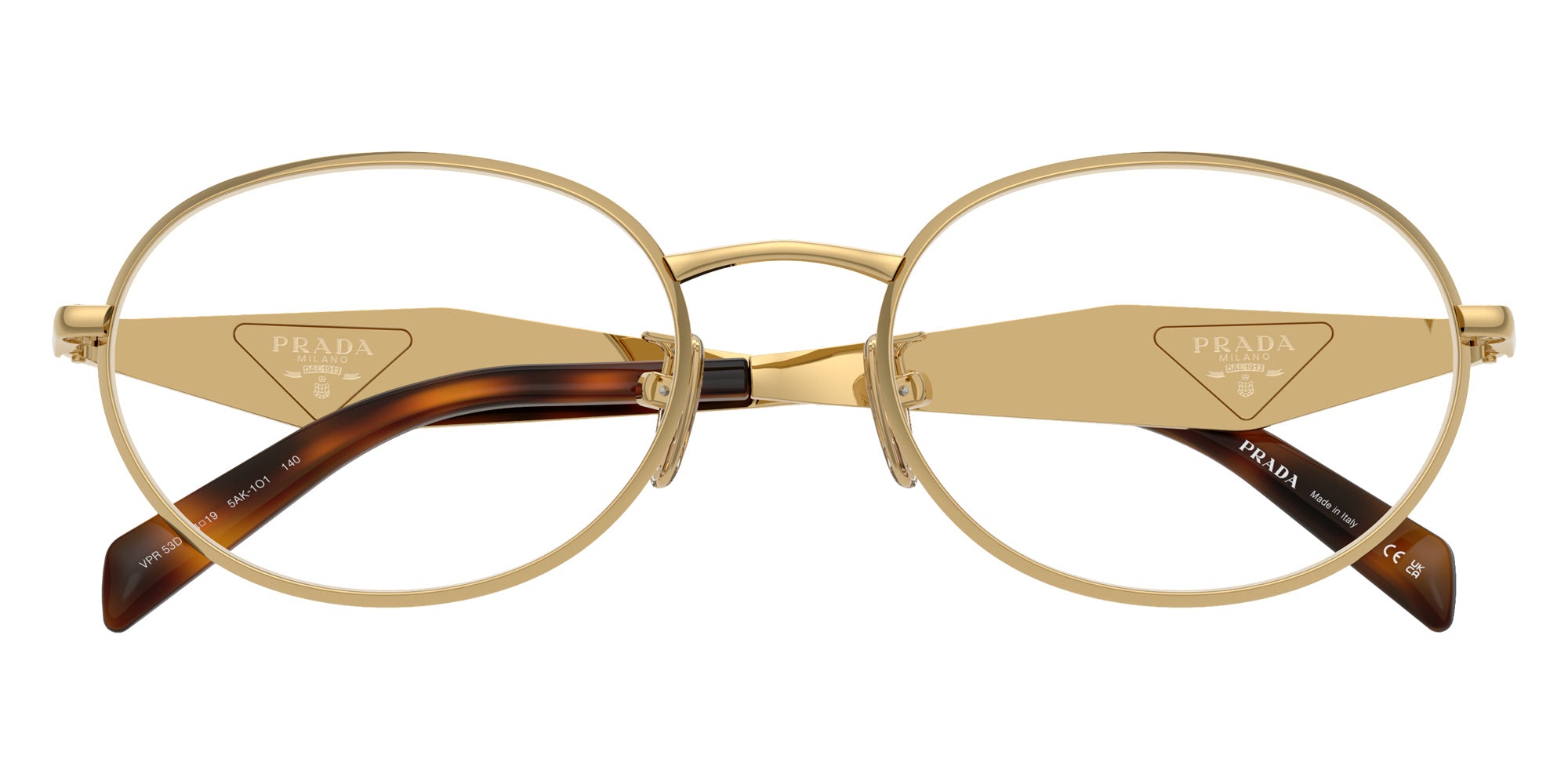 Prada PR D53VD 5AK1O1 54 - Gold #id:prd53vd5ak1o1_s:106120