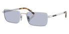Prada PR D54S 04K30X 55 - Satin Silver #id:prd54s04k30x_s:100105
