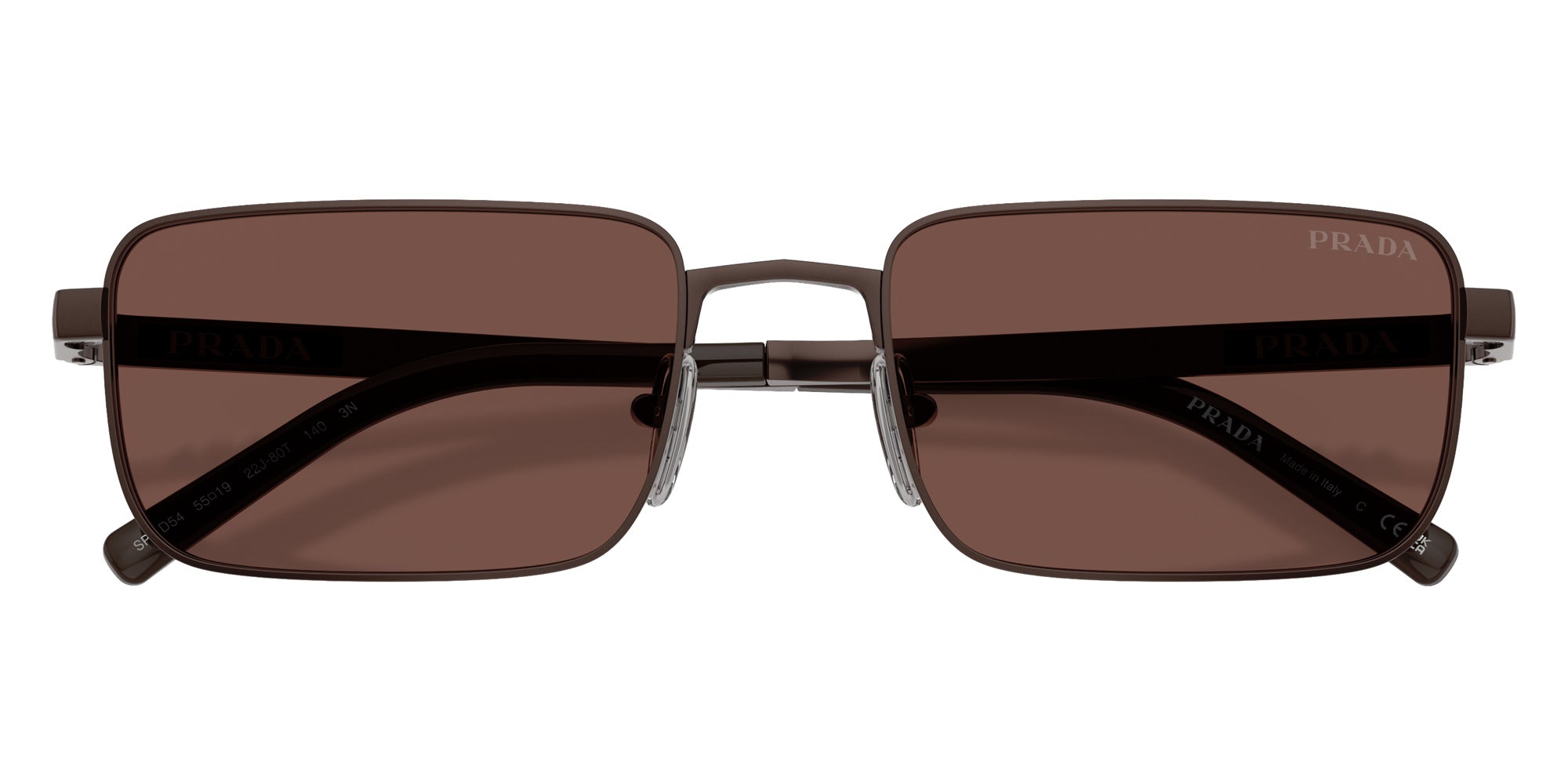 Prada PR D54S Rectangle Sunglasses | EyeOns.com