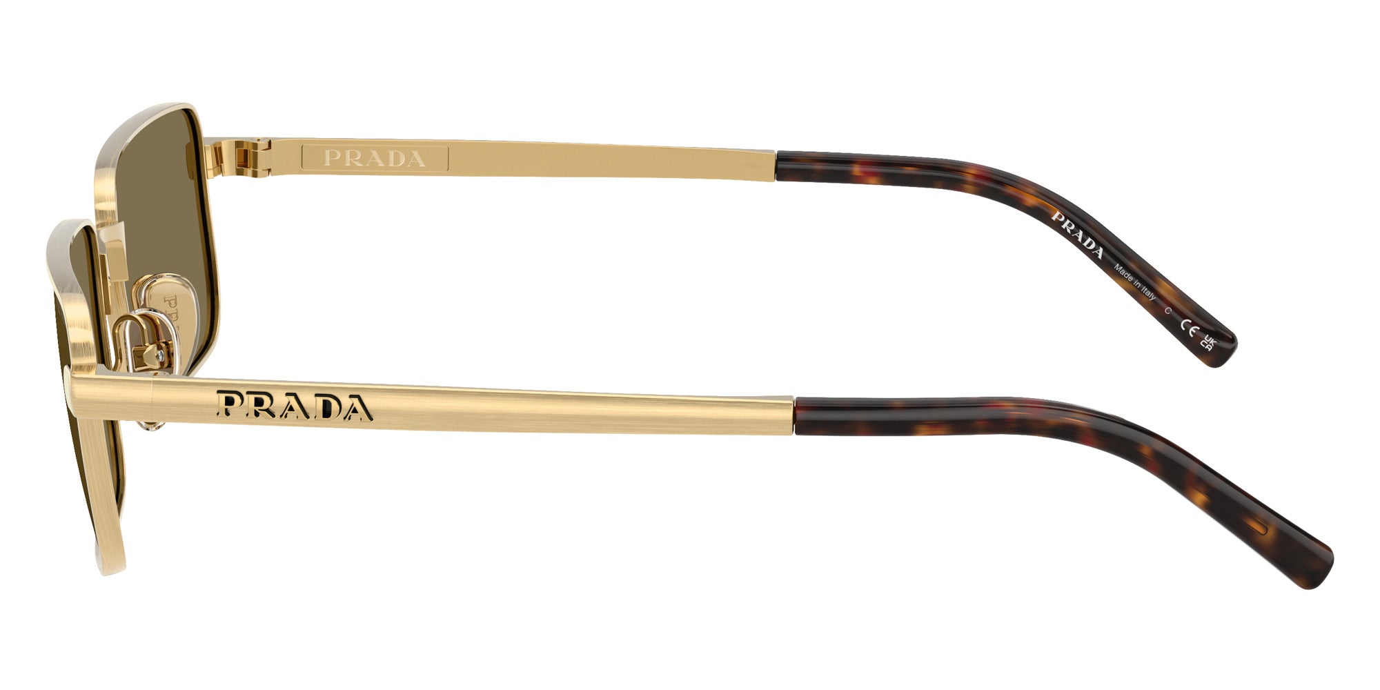 Prada PR D54S Rectangle Sunglasses | EyeOns.com