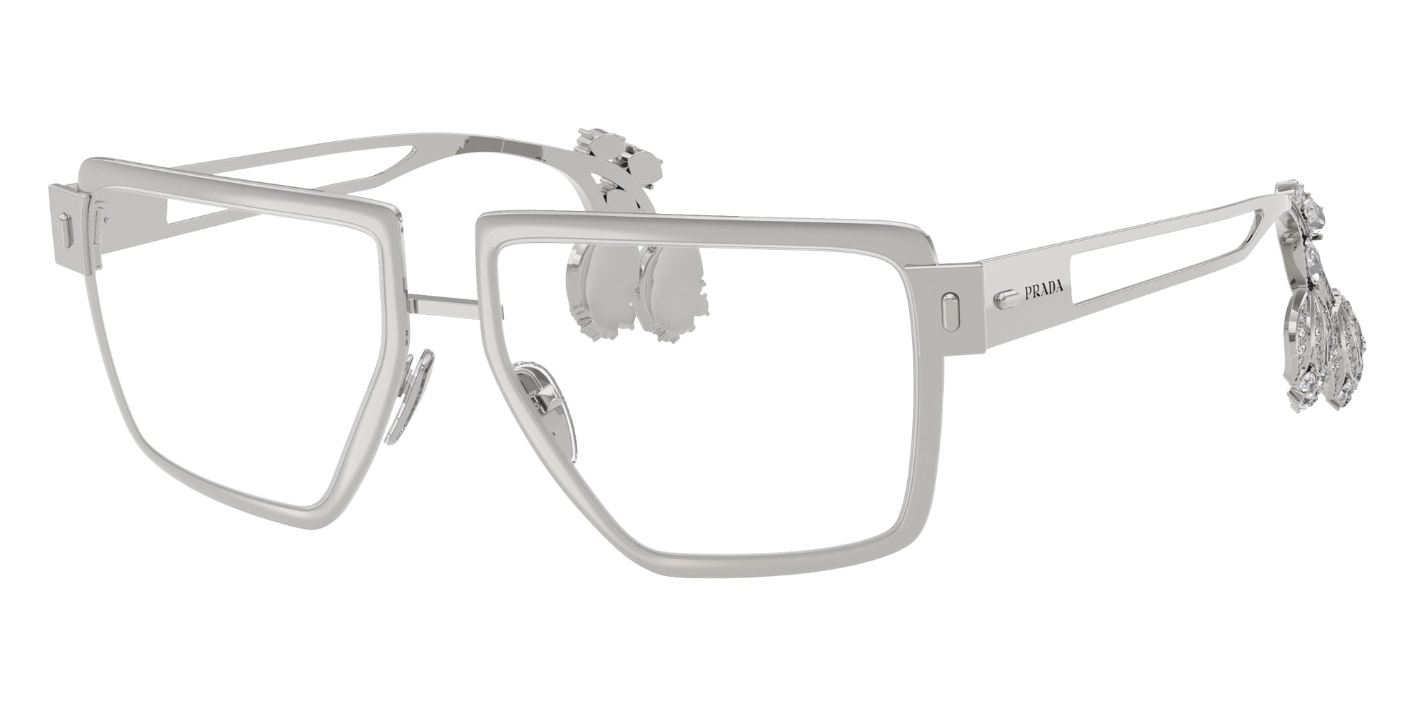 Prada PR D56S 1BC10W 55 - Silver #id:prd56s1bc10w_s:100105