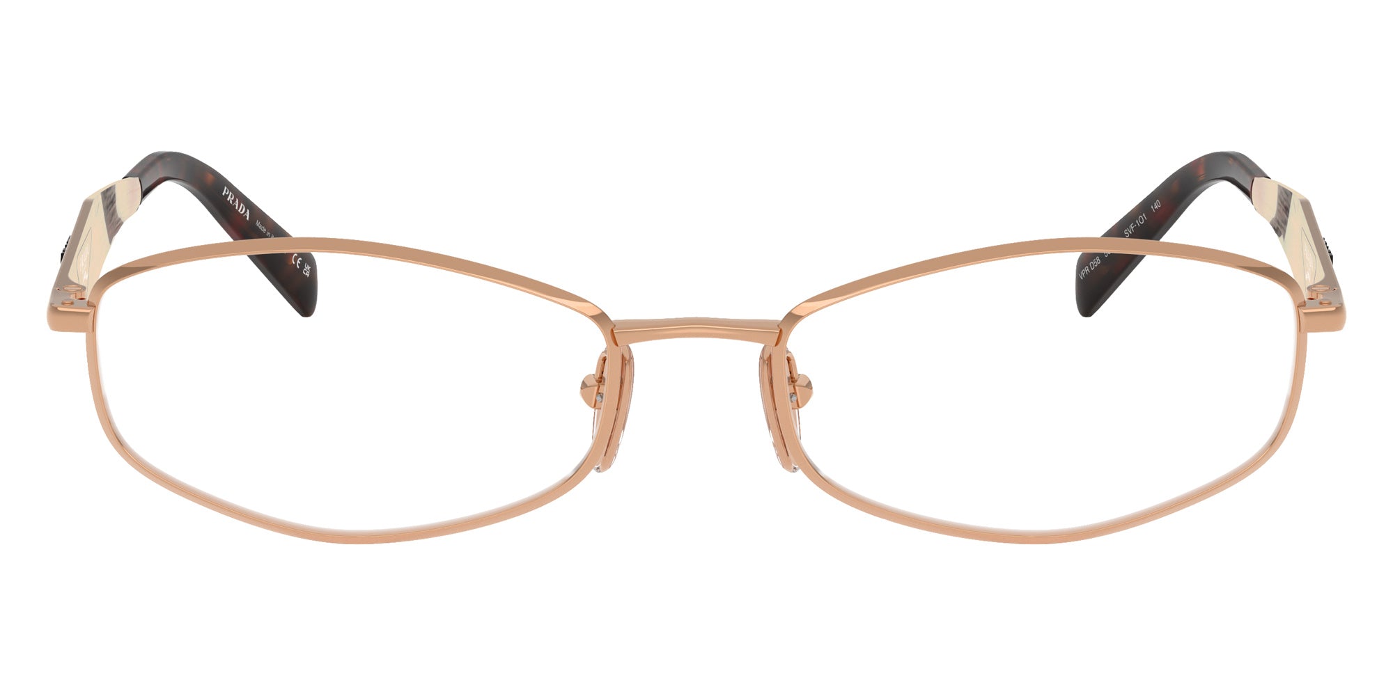 Prada PR D58V Oval Eyeglasses | EyeOns.com