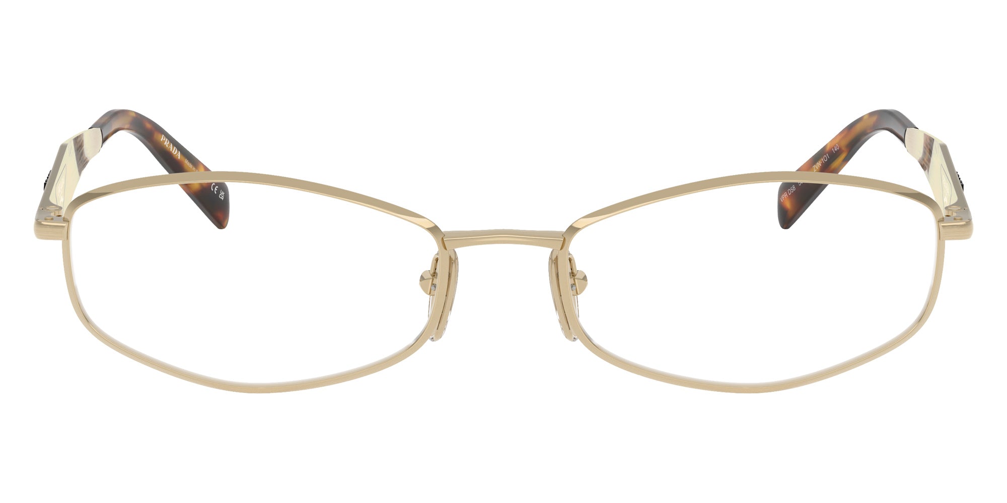 Prada PR D58V Oval Eyeglasses | EyeOns.com