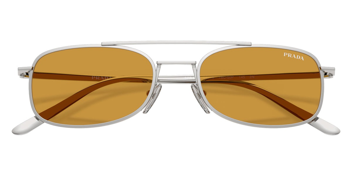 Prada PR D59S 1BC50P 54 - Silver / Dark Honey #id:prd59s1bc50p_s:100120