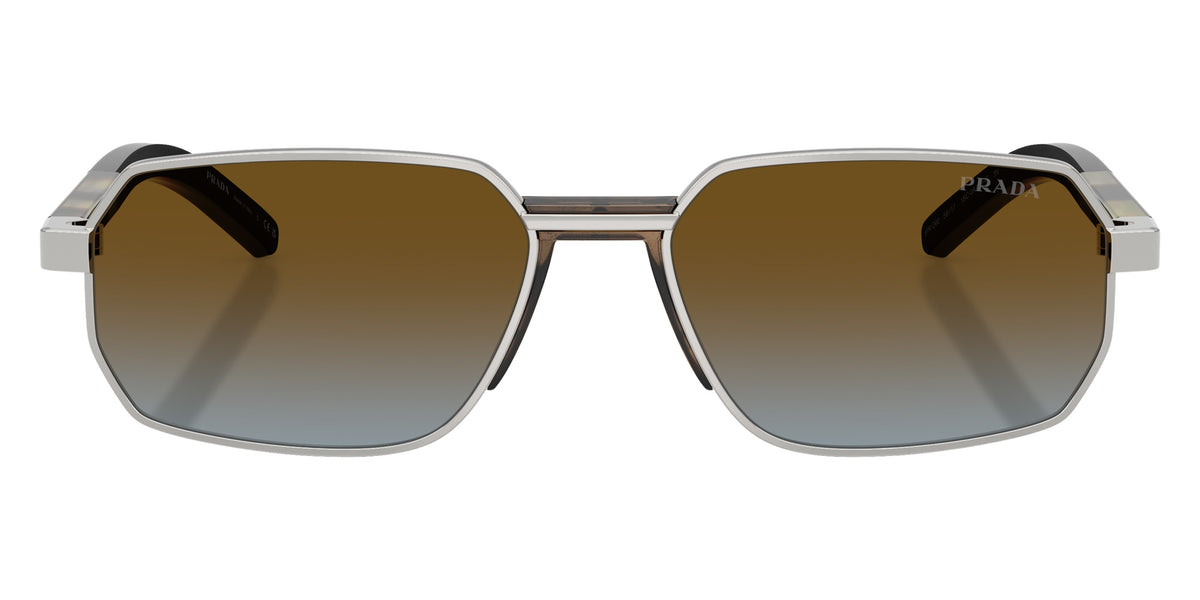 Prada PR D60S 1BC0A4 58 - Silver / Blue Gradient Brown #id:prd60s1bc0a4_s:102100