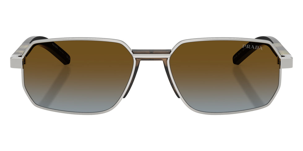 Prada PR D60S 1BC0A4 58 - Silver / Blue Gradient Brown #id:prd60s1bc0a4_s:102100