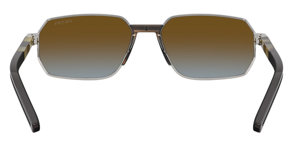 Prada PR D60S 1BC0A4 58 - Silver / Blue Gradient Brown #id:prd60s1bc0a4_s:102115