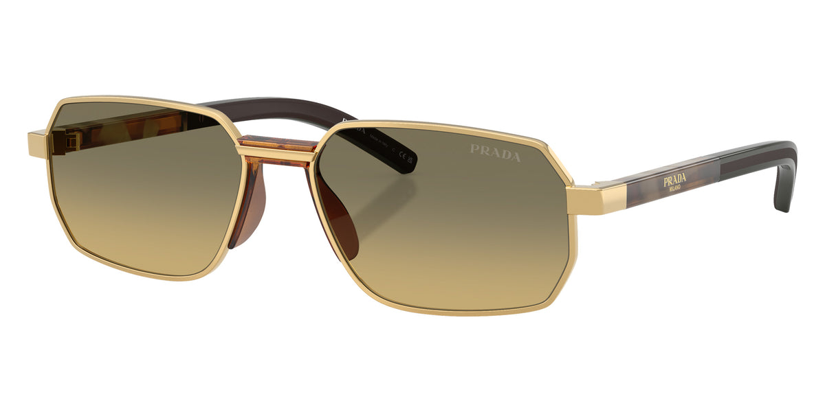 Prada PR D60S 5AK81B 58 - Gold / Light Brown Gradient Dark Gray #id:prd60s5ak81b_s:104105