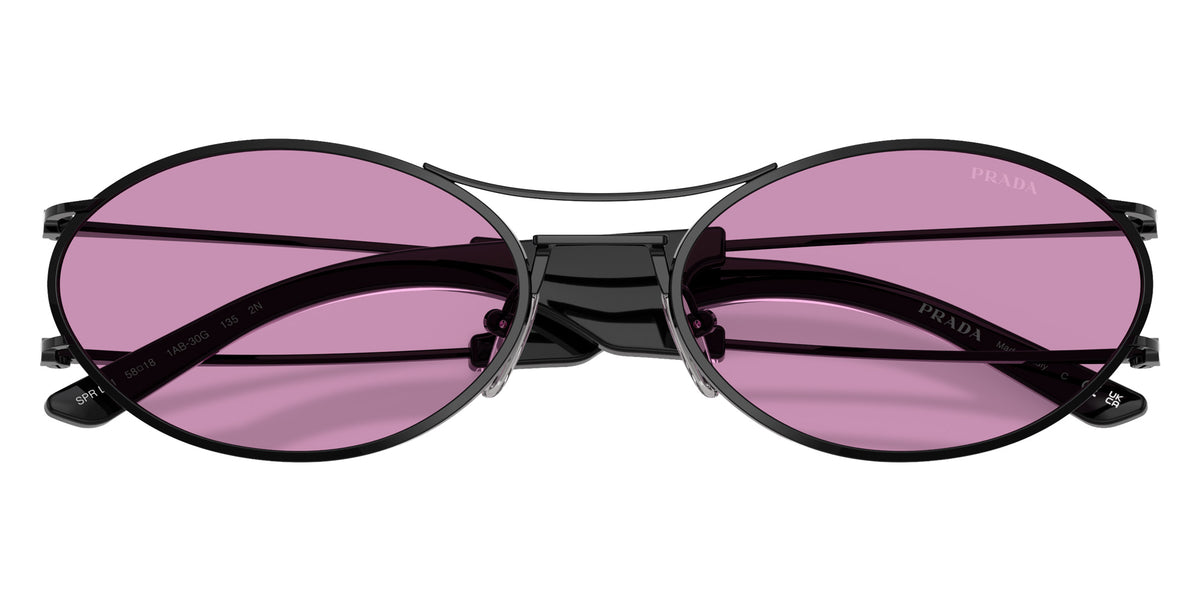 Prada PR D61S 1AB30G 58 - Black / Purple #id:prd61s1ab30g_s:100120