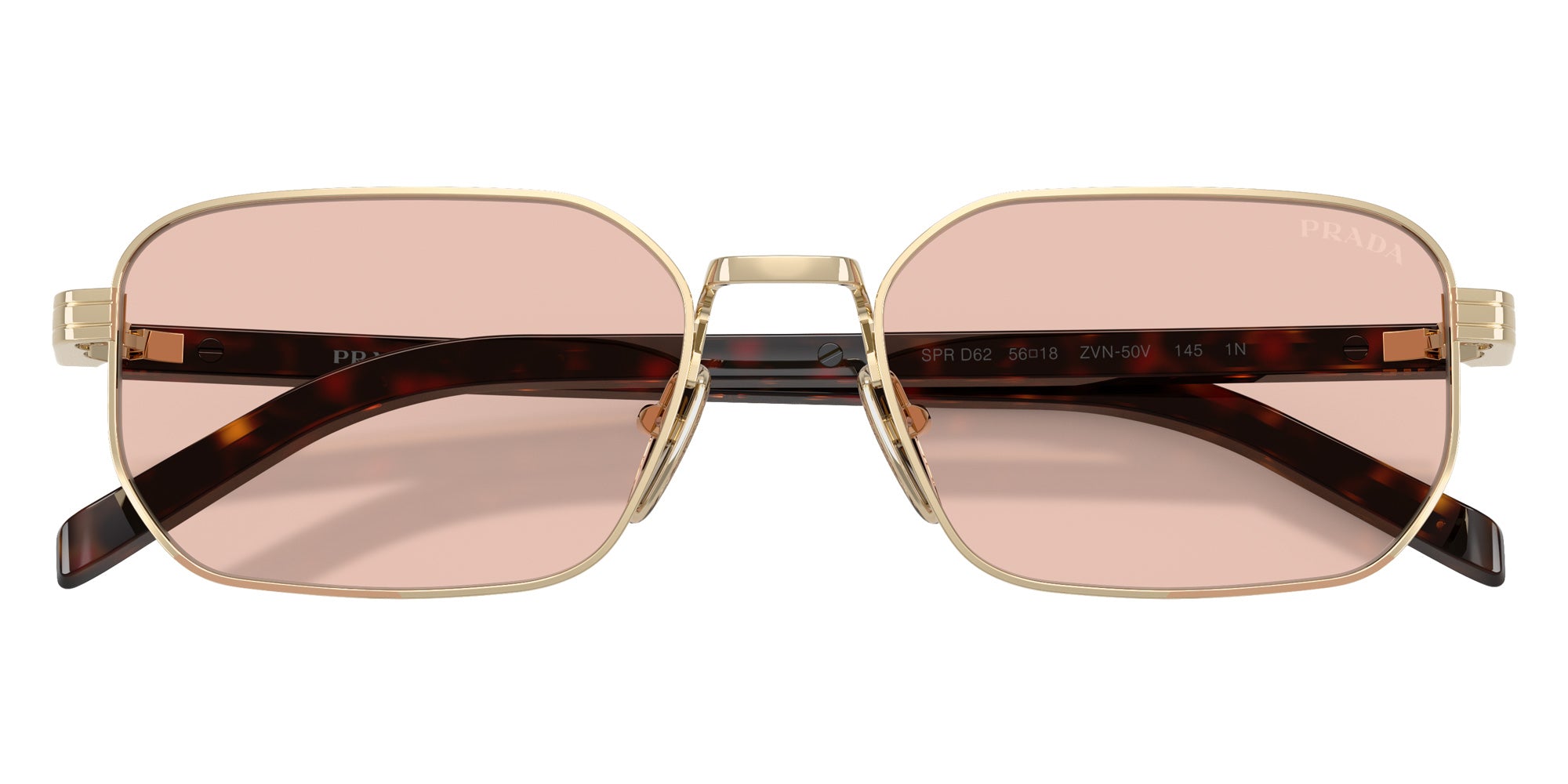 Prada PR D62S Rectangle Sunglasses | EyeOns.com