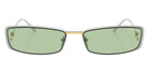 Prada PR D67S 1BC61C 63 - Silver / Green #id:prd67s1bc61c_s:104100