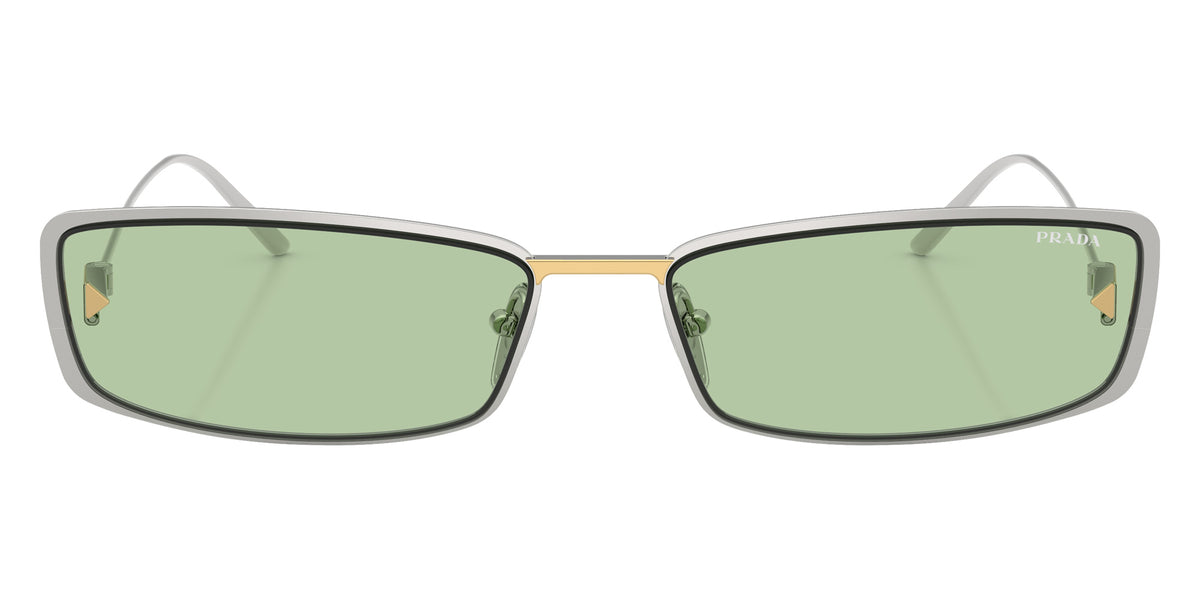 Prada PR D67S 1BC61C 63 - Silver / Green #id:prd67s1bc61c_s:104100