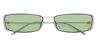Prada PR D67S 1BC61C 63 - Silver / Green #id:prd67s1bc61c_s:104120