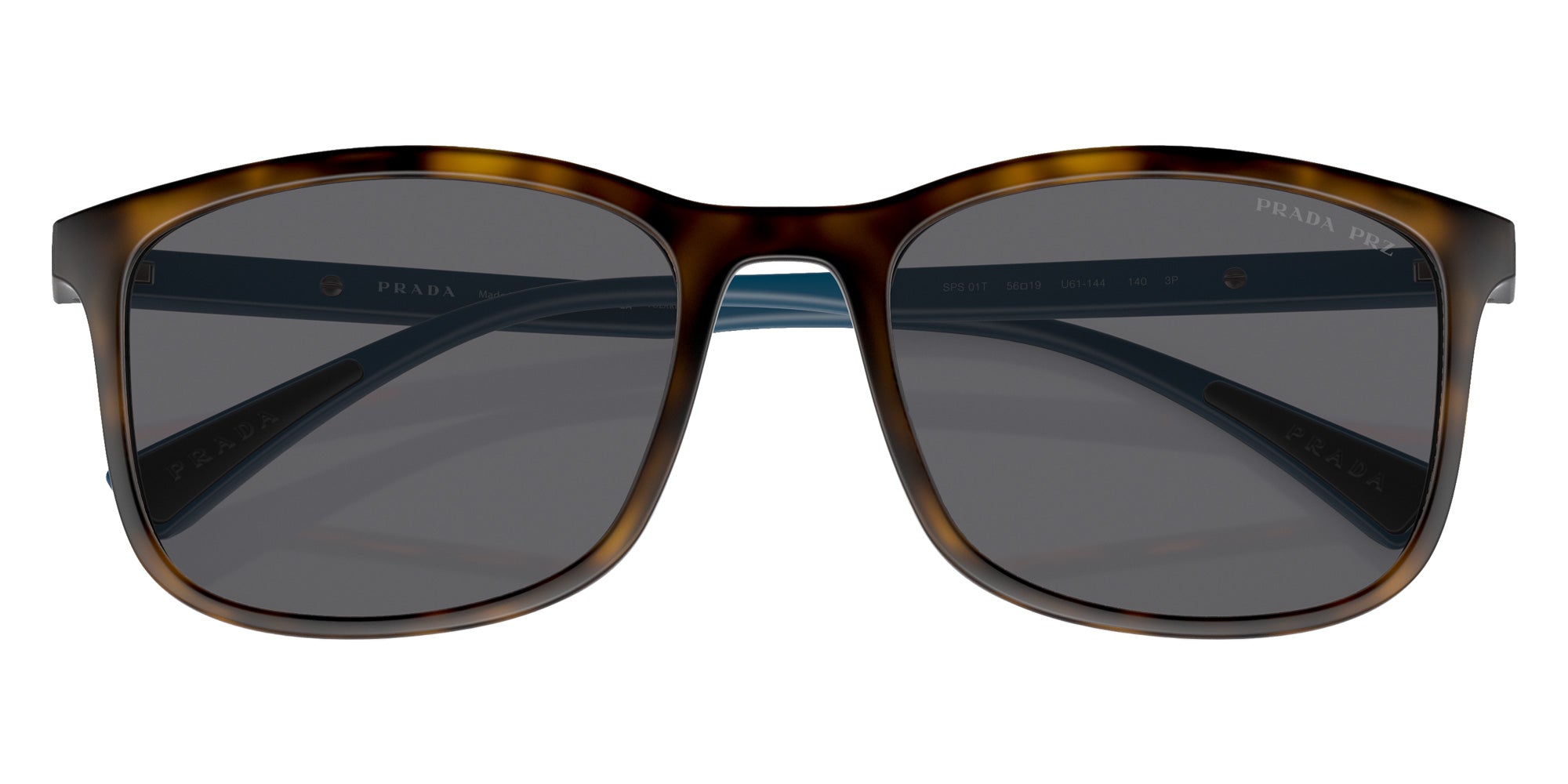 Prada Linea Rossa PS 01TS Lifestyle U61144 56 - Havana Rubber / Polarized Gray #id:ps01tsu61144_s:100120