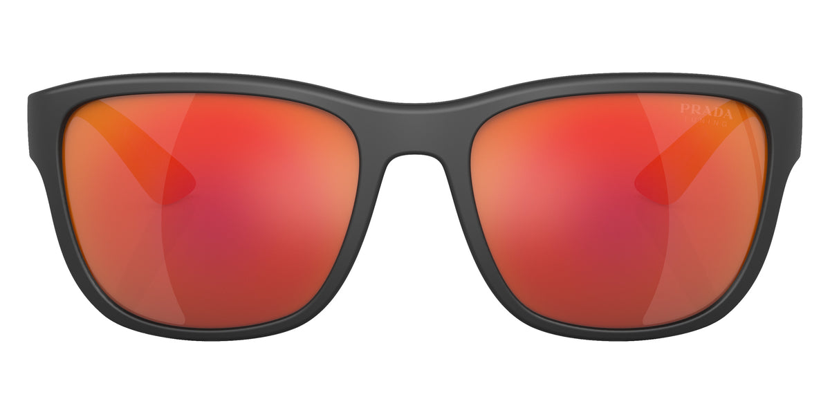 Prada Linea Rossa PS 01US Active 1BO04U 59 - Matte Black / Dark Gray Mirrored Orange Tuning #id:ps01us1bo04u_s:100100