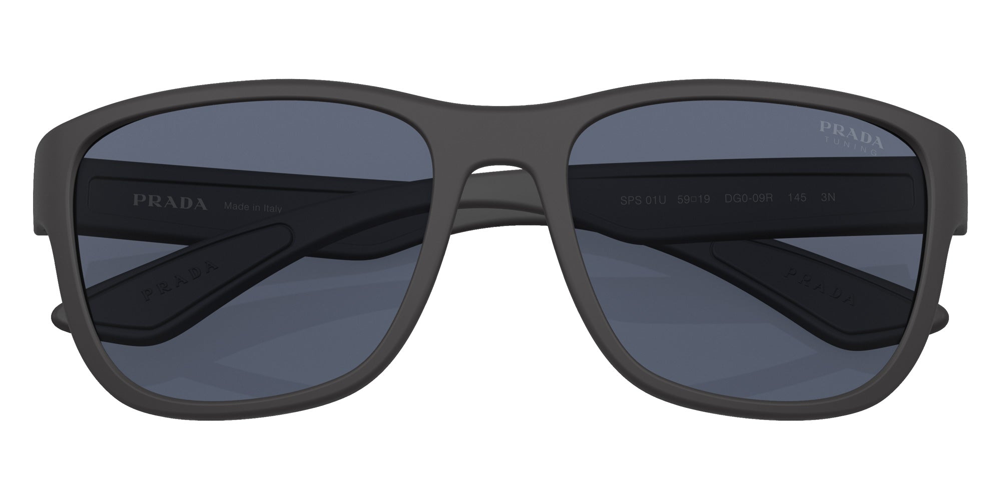 Prada Linea Rossa PS 01US Active DG009R 59 - Rubber Black / Blue Tuning #id:ps01usdg009r_s:102120