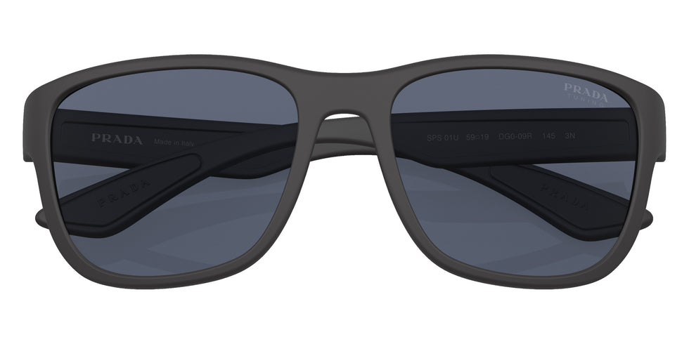 Prada Linea Rossa PS 01US Active DG009R 59 - Rubber Black / Blue Tuning #id:ps01usdg009r_s:102120