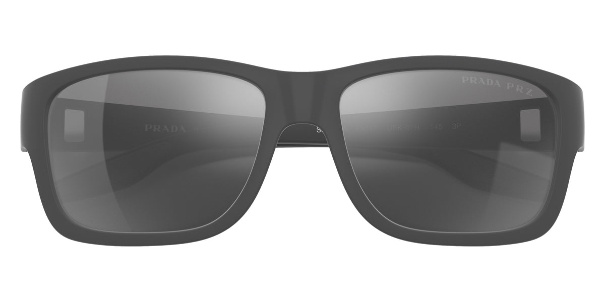 Prada Linea Rossa PS 01WS UFK07H 59 - Gray Rubber / Dark Gray Mirrored Silver Polarized #id:ps01wsufk07h_s:102120