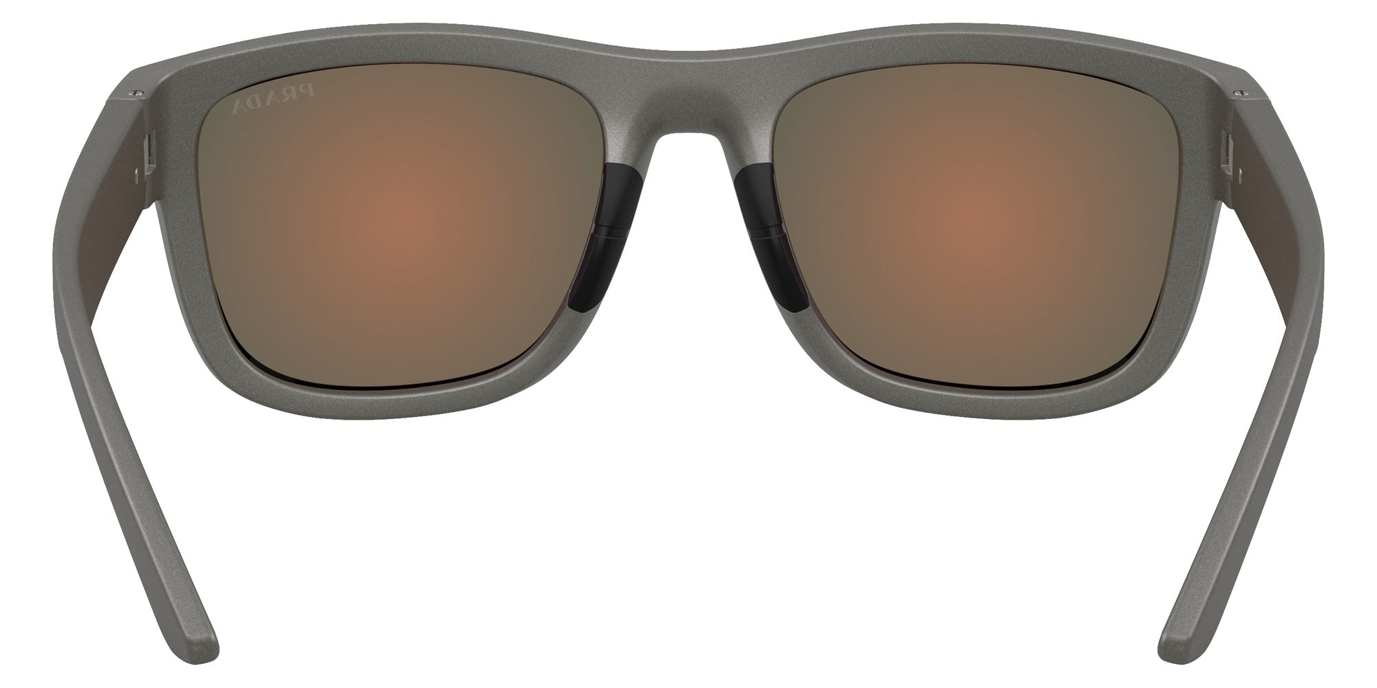 Prada Linea Rossa PS 01ZS 16X02U 56 - Silver Gray / Brown Mirrored Orange #id:ps01zs16x02u_s:100115
