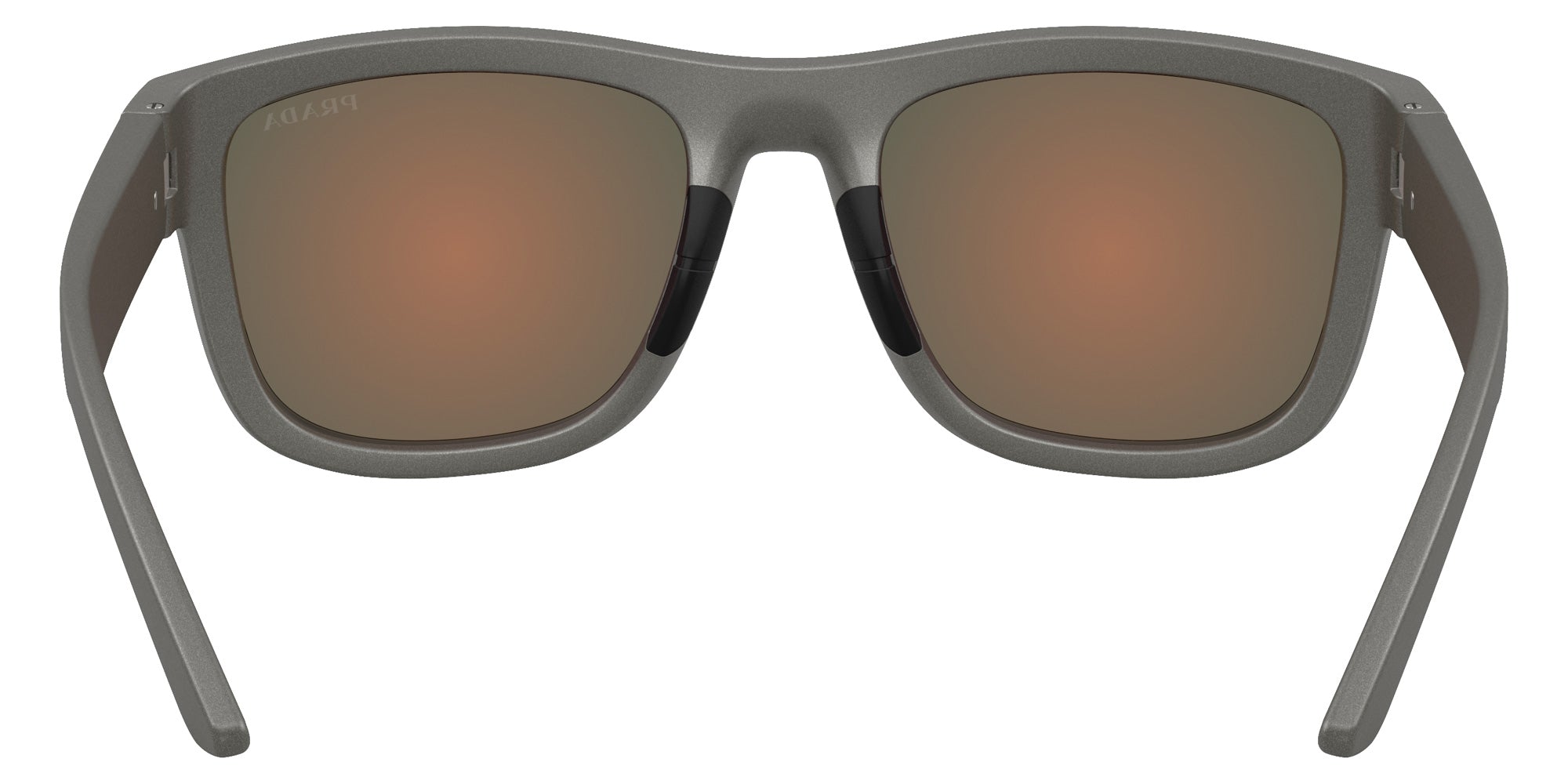 Prada Linea Rossa PS 01ZSF 16X02U 56 - Silver Gray / Brown Mirrored Orange #id:ps01zsf16x02u_s:100115