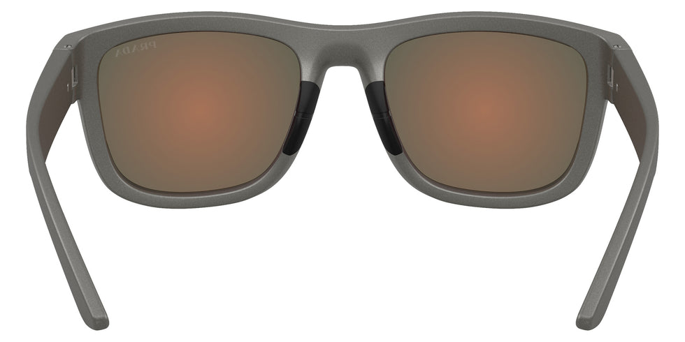Prada Linea Rossa PS 01ZSF 16X02U 56 - Silver Gray / Brown Mirrored Orange #id:ps01zsf16x02u_s:100115