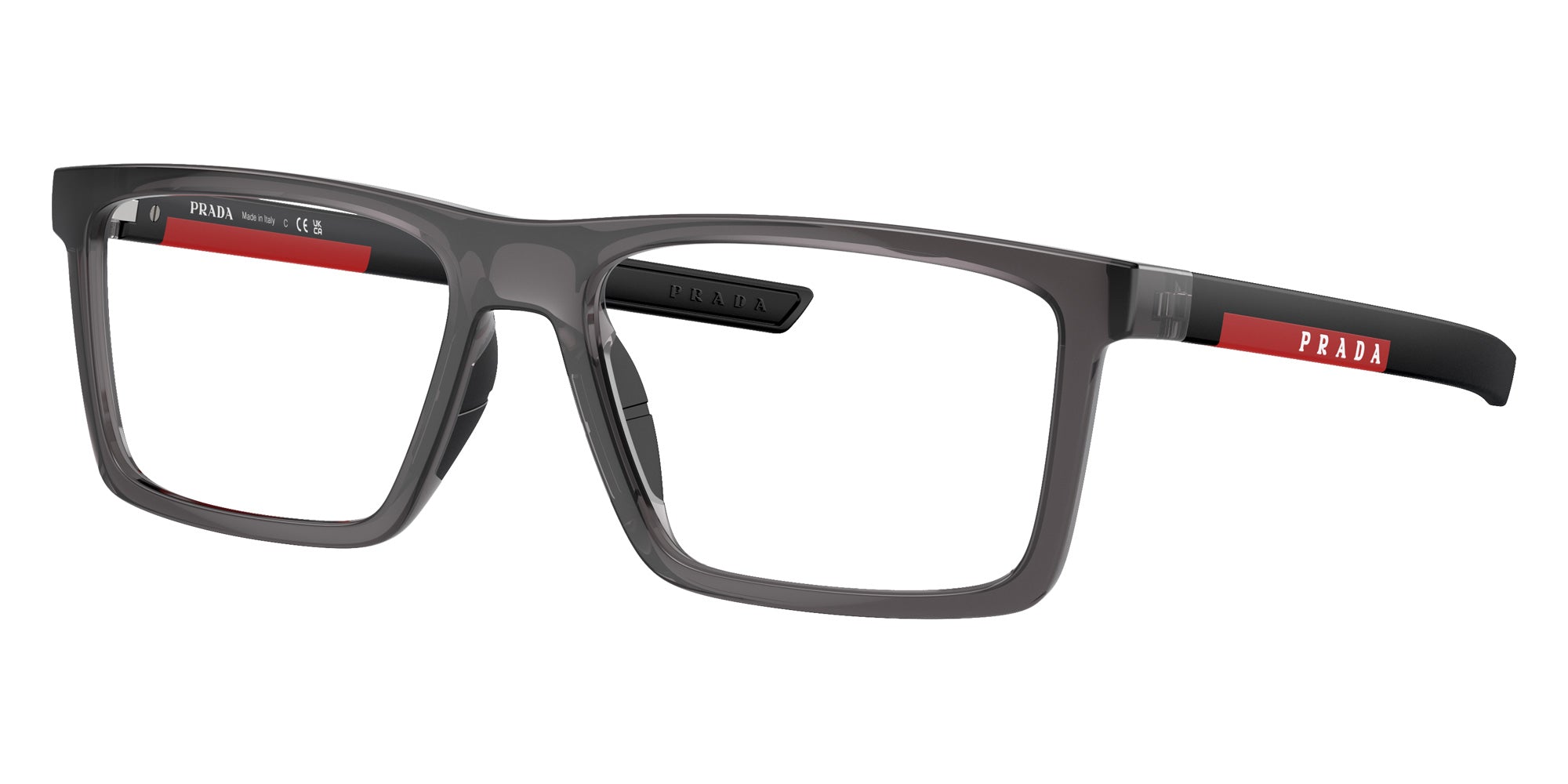 Prada Linea Rossa PS 02QV 01D1O1 56 - Transparent Anthracite #id:ps02qv01d1o1_s:100105