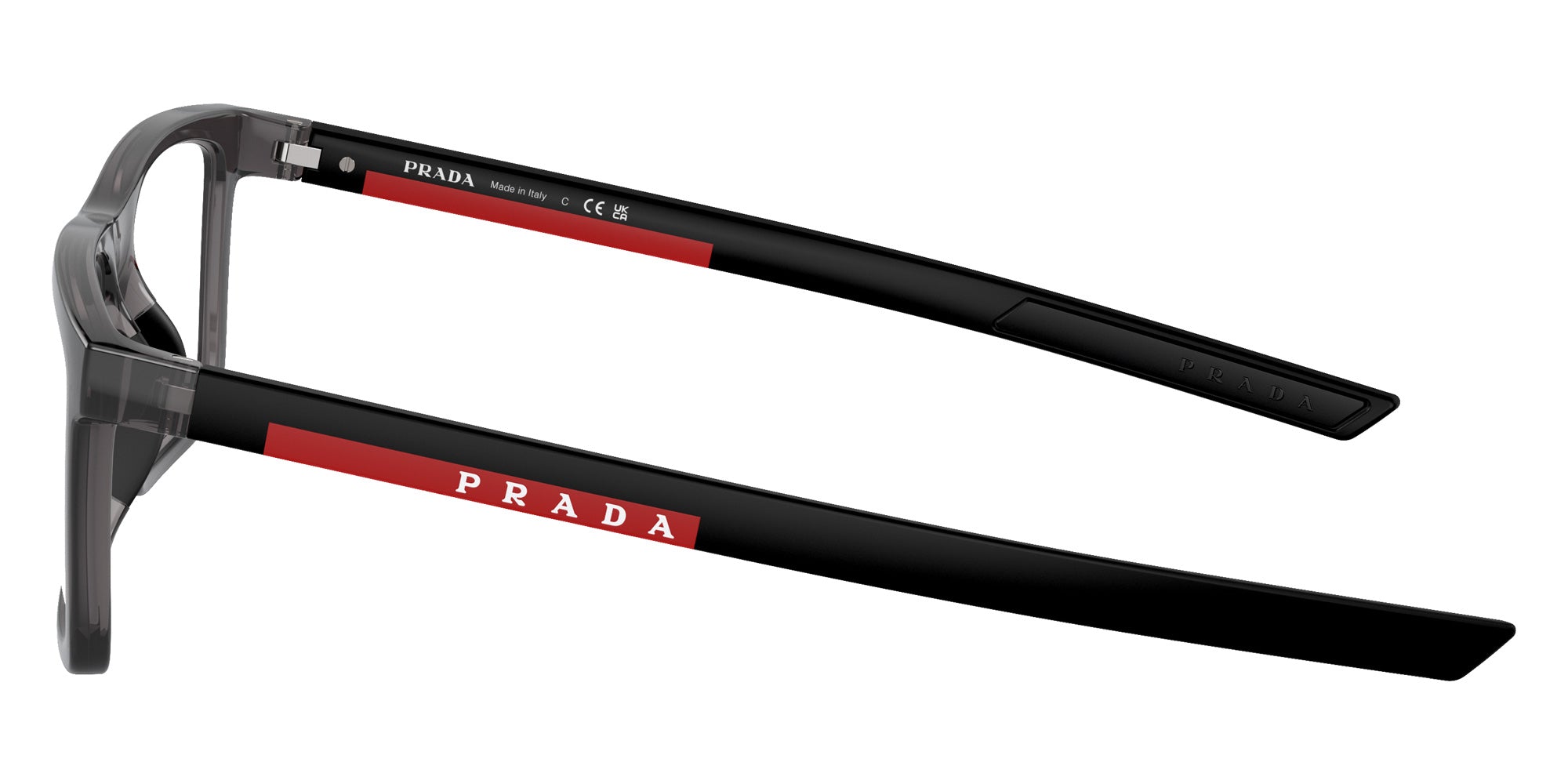 Prada Linea Rossa PS 02QV 01D1O1 56 - Transparent Anthracite #id:ps02qv01d1o1_s:100110