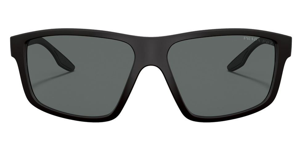 Prada Linea Rossa PS 02XS DG002G 60 - Black Rubber / Polarized Dark Gray #id:ps02xsdg002g_s:100100