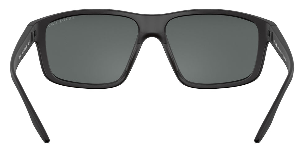 Prada Linea Rossa PS 02XS DG002G 60 - Black Rubber / Polarized Dark Gray #id:ps02xsdg002g_s:100115
