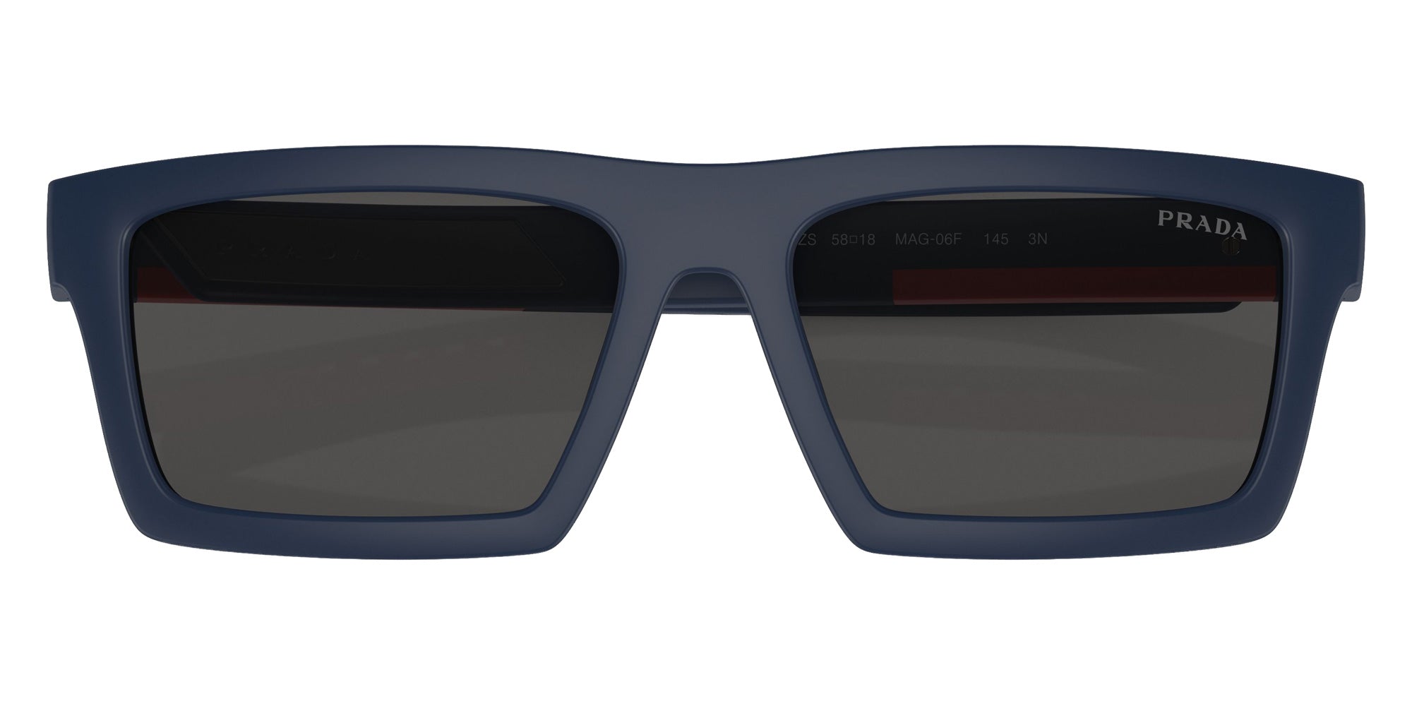 Prada Linea Rossa PS 02ZSU MAG06F 58 - Matte Blue / Dark Gray #id:ps02zsumag06f_s:100120