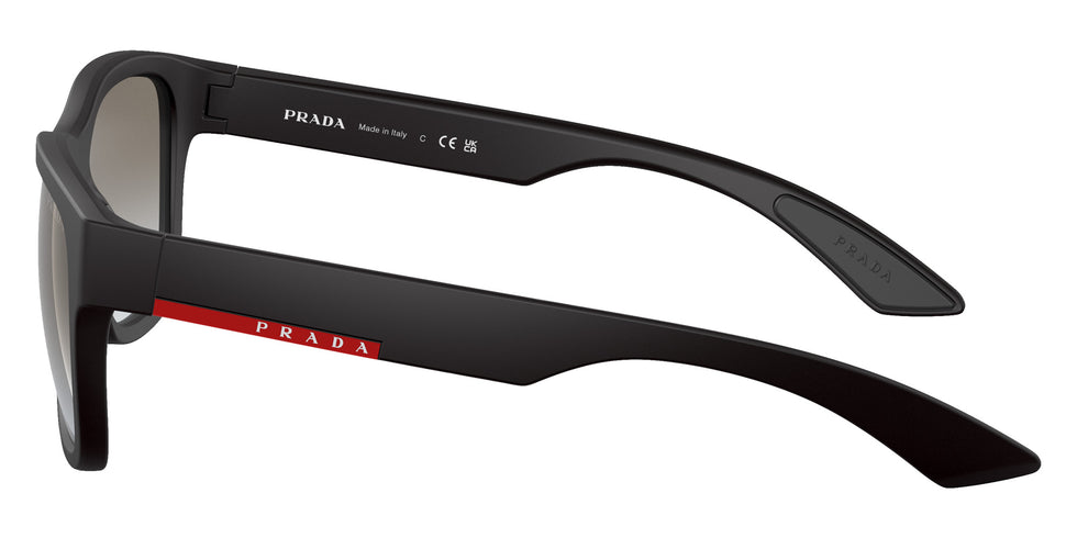 Prada Linea Rossa PS 03QS Lifestyle DG00A7 57 - Black Rubber / Gray Gradient #id:ps03qsdg00a7_s:100110