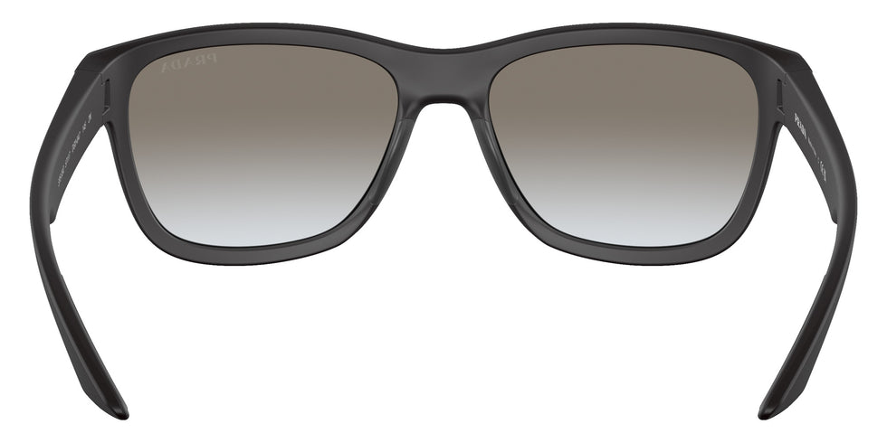 Prada Linea Rossa PS 03QS Lifestyle DG00A7 57 - Black Rubber / Gray Gradient #id:ps03qsdg00a7_s:100115