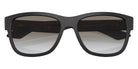Prada Linea Rossa PS 03QS Lifestyle DG00A7 57 - Black Rubber / Gray Gradient #id:ps03qsdg00a7_s:100120