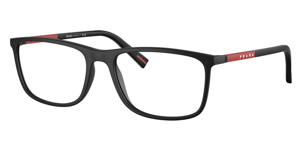 Prada Linea Rossa PS 03QV DG01O1 55 - Black Rubbered #id:ps03qvdg01o1_s:102105