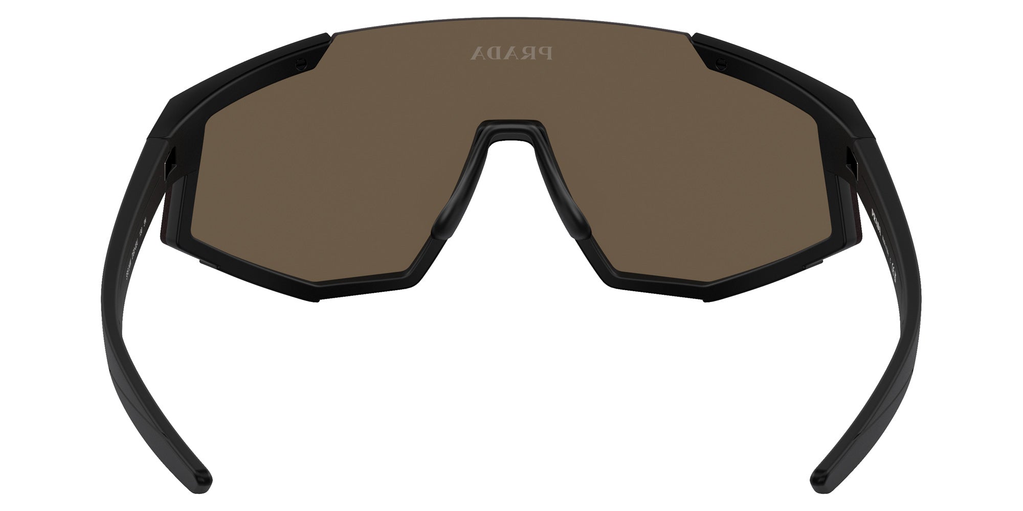 Prada Linea Rossa PS 04WS DG002U 137 - Black Rubber / Brown Mirrored Orange #id:ps04wsdg002u_s:100115