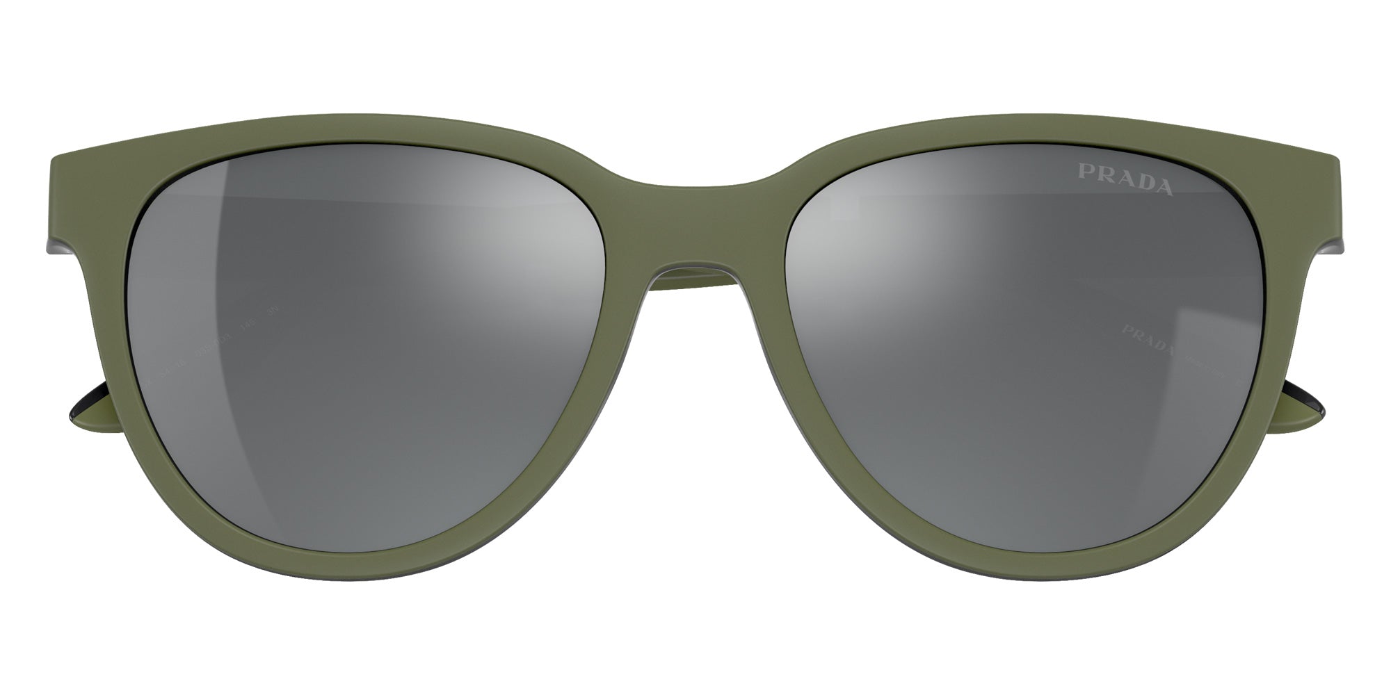 Prada Linea Rossa PS 05XS 03S0D3 54 - Military Rubber/Ardesia / Light Gray Mirrored Black #id:ps05xs03s0d3_s:100120