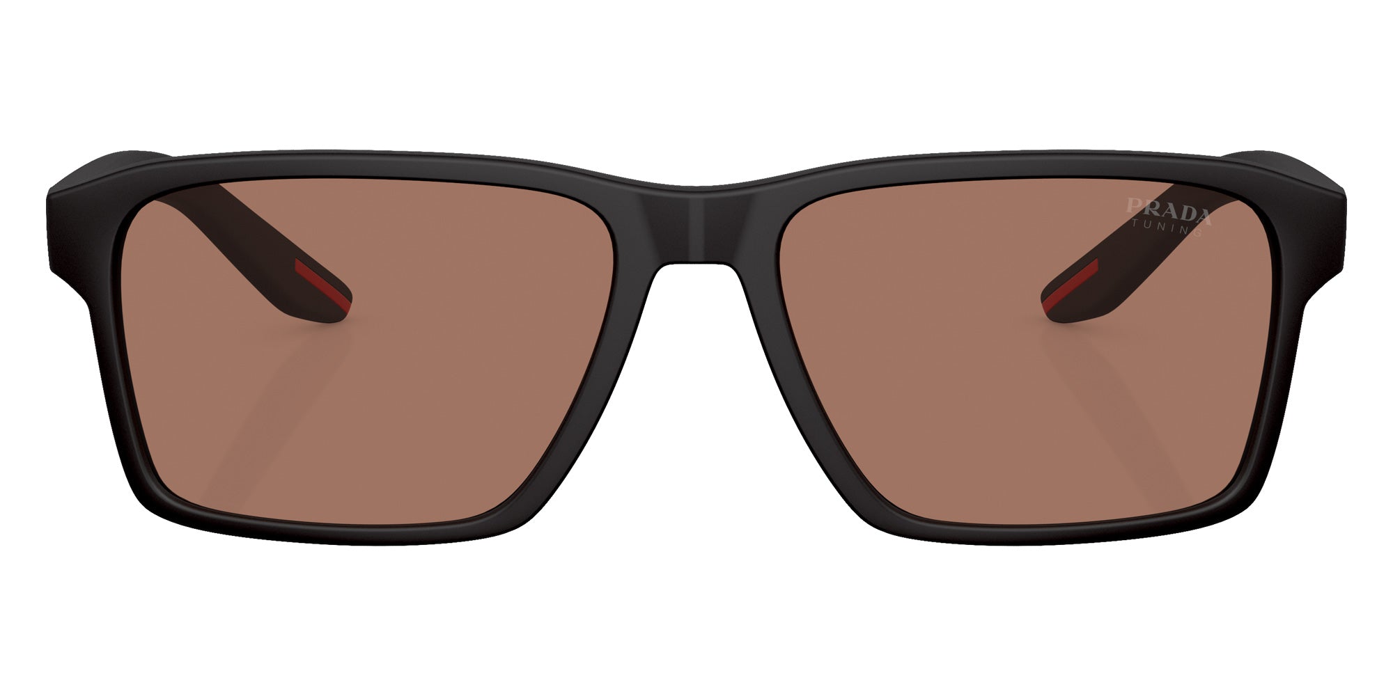 Prada Linea Rossa PS 05YS DG050A 58 - Black Rubber / Brown #id:ps05ysdg050a_s:102100