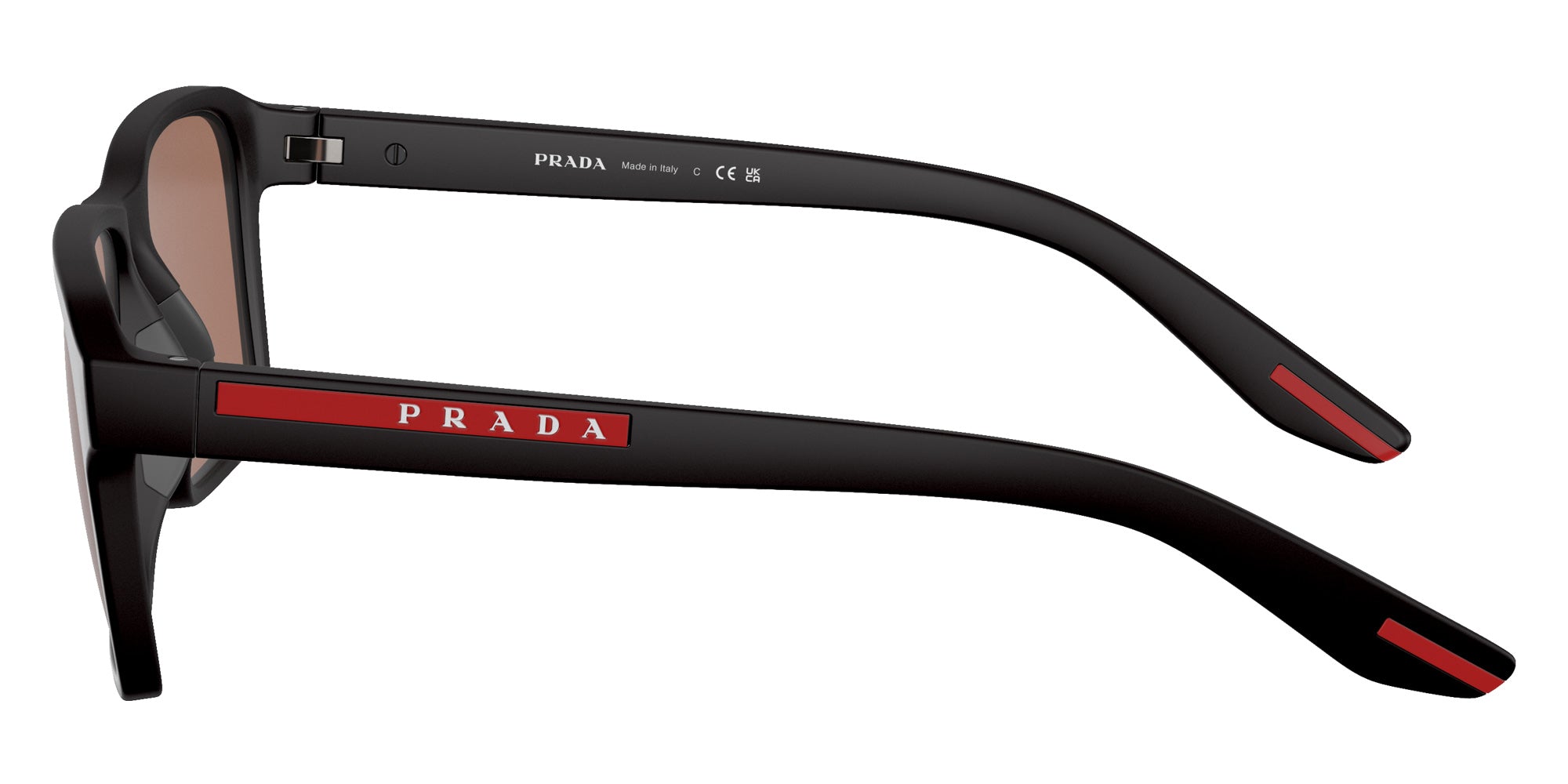 Prada Linea Rossa PS 05YS DG050A 58 - Black Rubber / Brown #id:ps05ysdg050a_s:102110