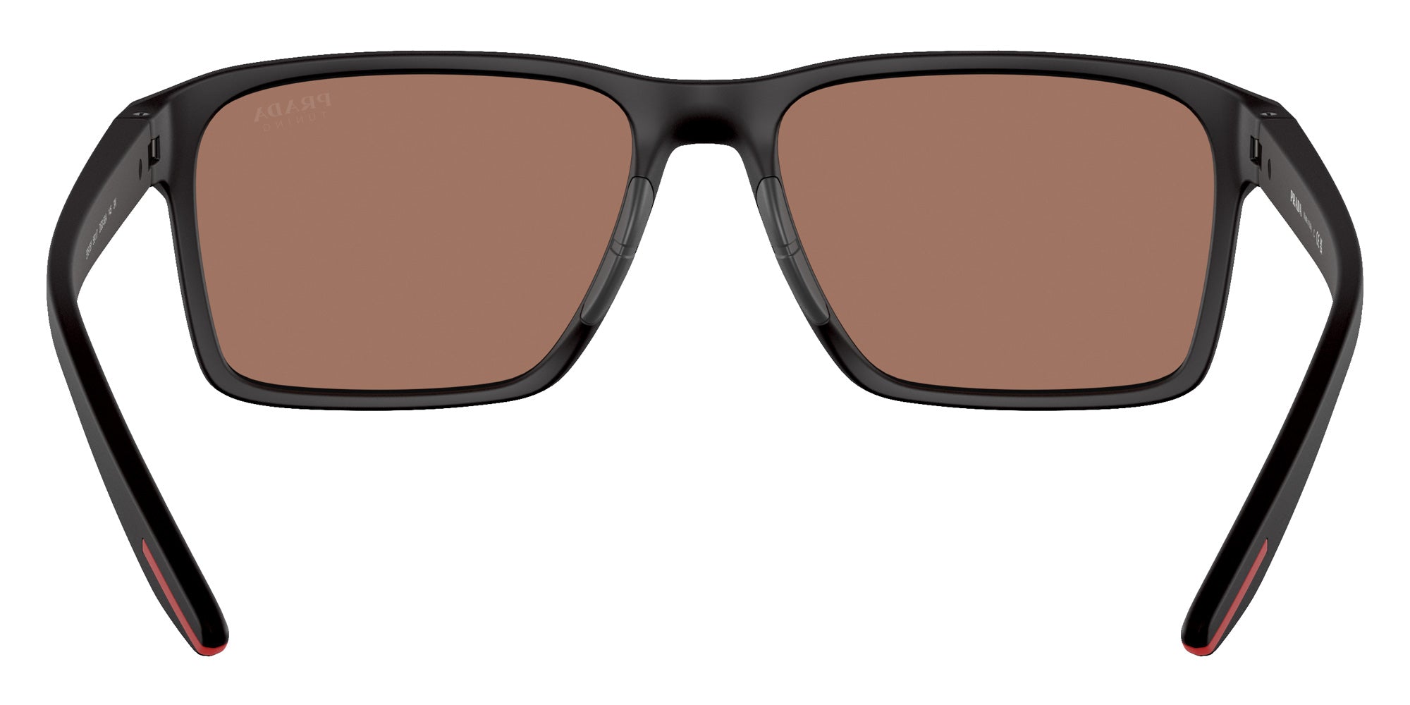 Prada Linea Rossa PS 05YS DG050A 58 - Black Rubber / Brown #id:ps05ysdg050a_s:102115