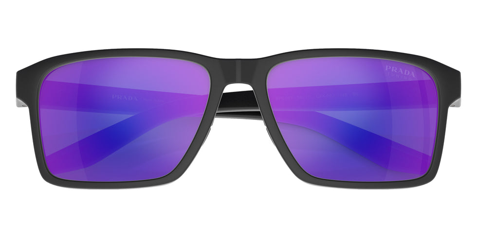 Prada Linea Rossa PS 05YS UFK05U 58 - Gray Rubber / Dark Blue Mirrored Violet #id:ps05ysufk05u_s:104120