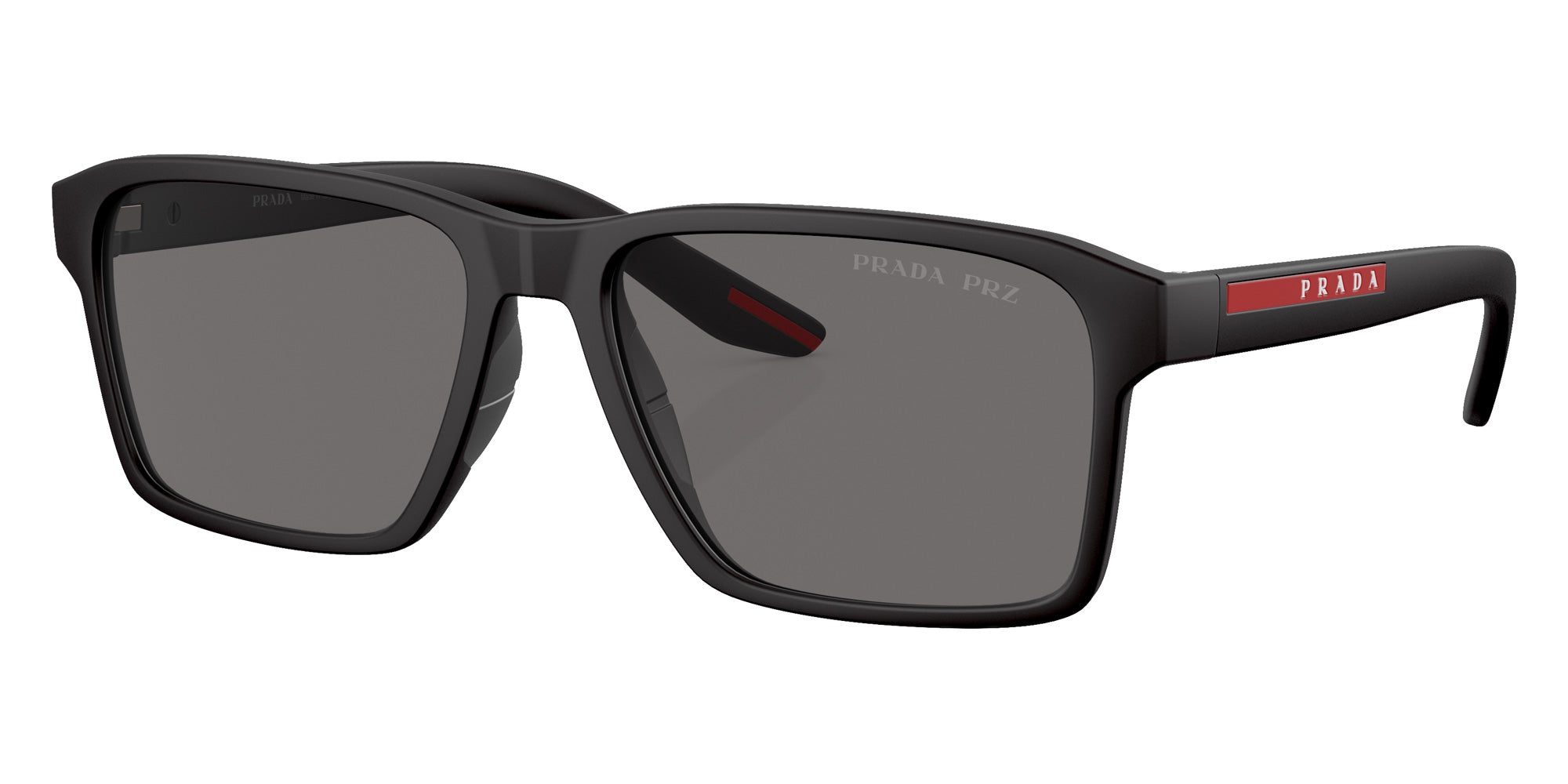 Prada Linea Rossa PS 05YSF DG002G 58 - Black Rubber / Dark Gray Polarized #id:ps05ysfdg002g_s:102105