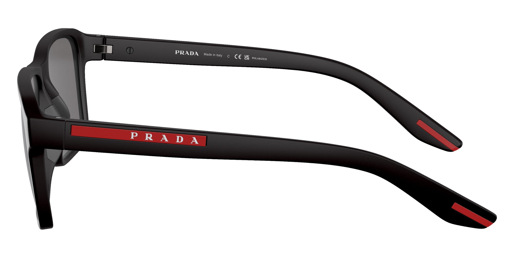 Prada Linea Rossa PS 05YSF DG002G 58 - Black Rubber / Dark Gray Polarized #id:ps05ysfdg002g_s:102110