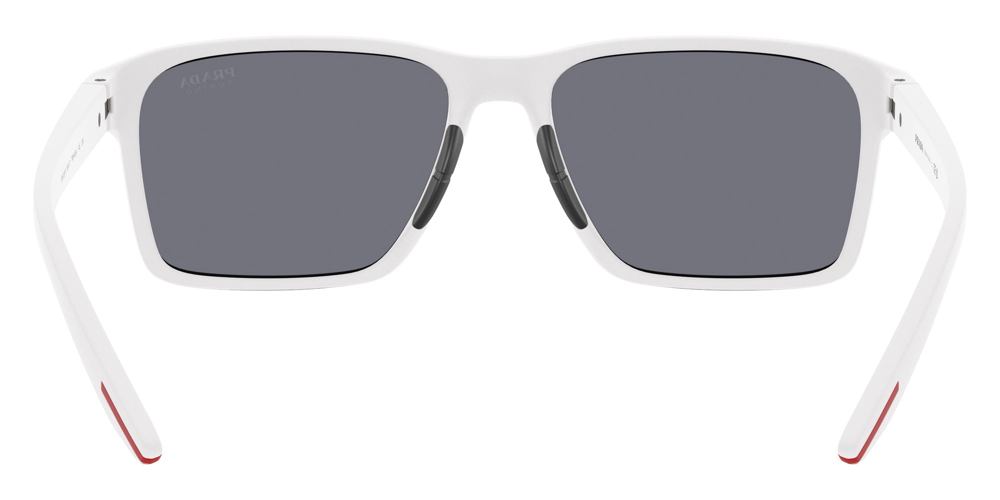 Prada Linea Rossa PS 05YSF TWK40A 58 - White Rubber / Light Blue Mirrored Silver #id:ps05ysftwk40a_s:106115