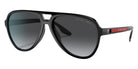 Prada Linea Rossa PS 06WS 1AB06G 59 - Black / Polarized Gray Gradient #id:ps06ws1ab06g_s:100105
