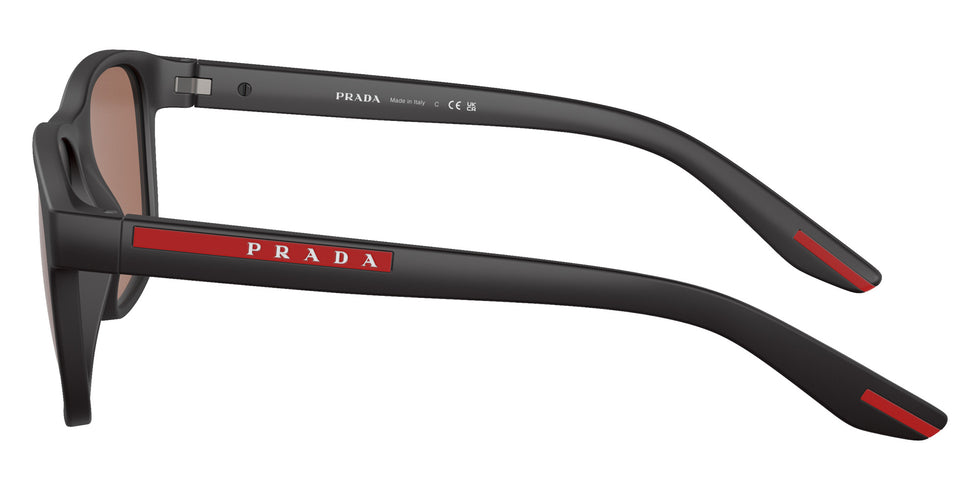Prada Linea Rossa PS 06YS DG050A 56 - Black Rubber / Brown #id:ps06ysdg050a_s:100110