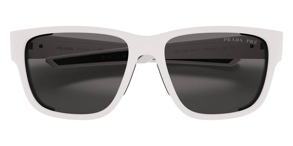 Prada Linea Rossa PS 07WS TWK02G 59 - White Rubber / Polarized Dark Gray #id:ps07wstwk02g_s:100120