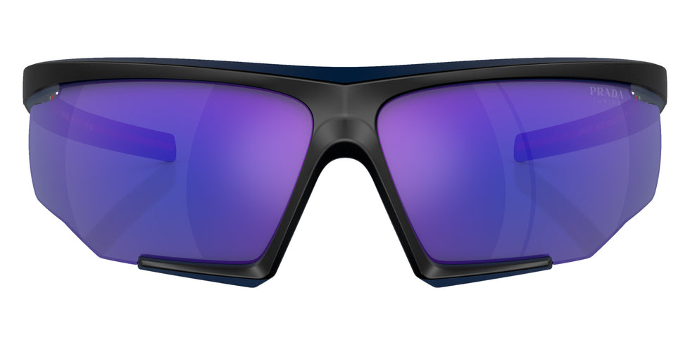 Prada Linea Rossa PS 07YS 13K05U 76 - Black/Red Rubber / Blue Mirrored #id:ps07ys13k05u_s:100100