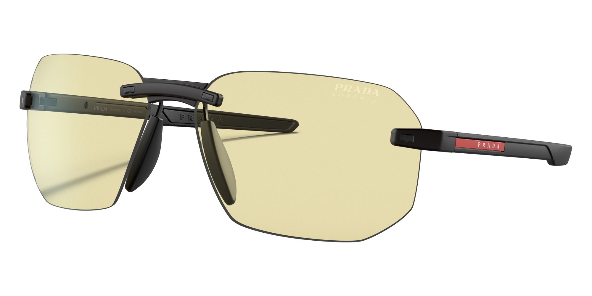 Prada Linea Rossa PS 09WS DG002S 62 - Black Rubber / Photochromic Brown #id:ps09wsdg002s_s:100105