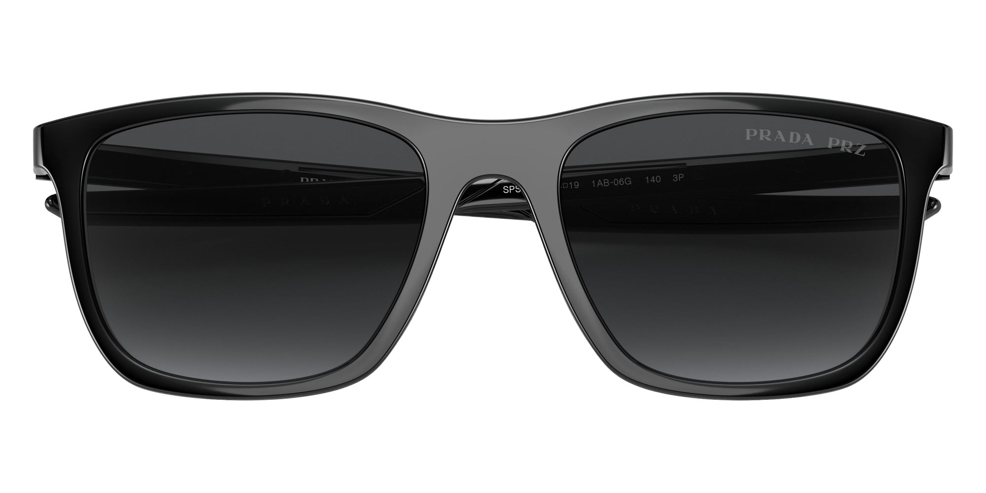 Prada Linea Rossa PS 10WS 1AB06G 54 - Black / Polarized Gray Gradient #id:ps10ws1ab06g_s:100120